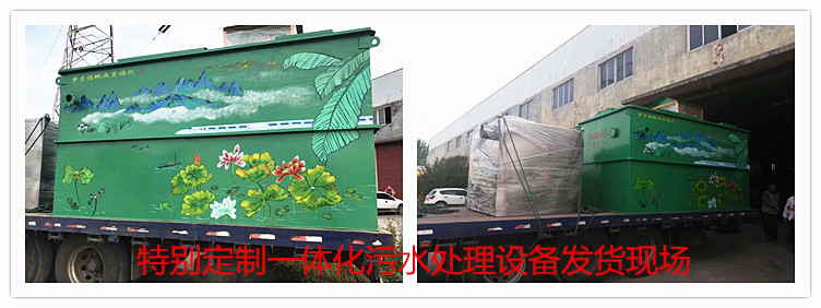 定制化地埋式一體化污水處理設備現場